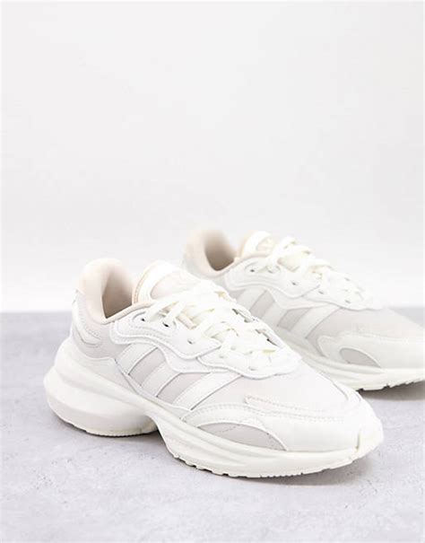 adidas zentic herren|adidas Originals Zentic trainers in off white with blush tab .